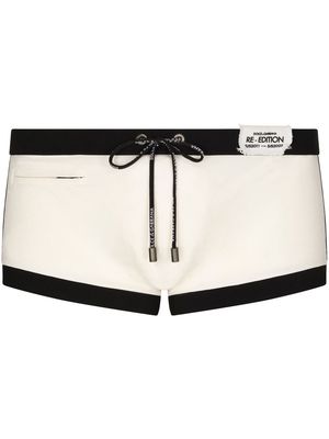 Dolce & Gabbana logo-patch detail swim shorts - W1001