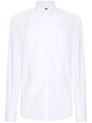 Dolce & Gabbana logo-patch shirt - White