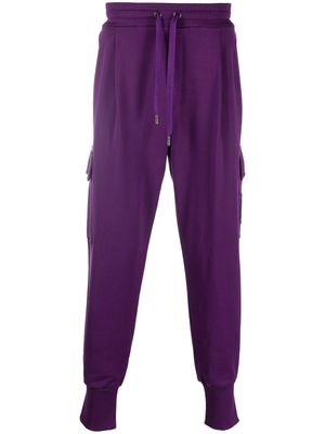 Dolce & Gabbana logo-patch track trousers - Purple