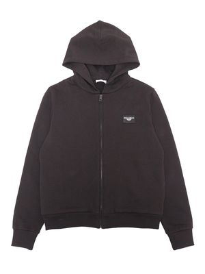 Dolce & Gabbana Logo-patch Zipped Hoodie