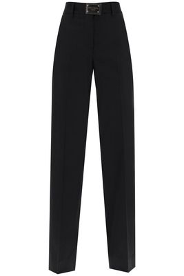 Dolce & Gabbana Logo Plaque Trousers