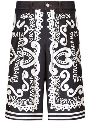 Dolce & Gabbana logo-print bermuda shorts - Black