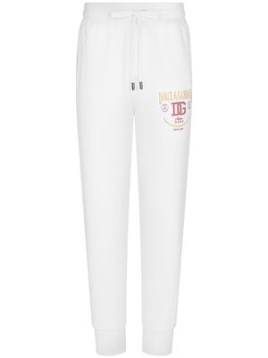 Dolce & Gabbana logo-print track pants - White