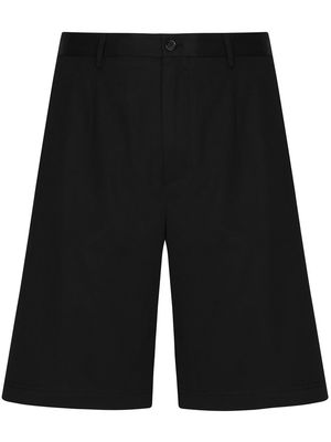 Dolce & Gabbana logo-tag cotton shorts - Black