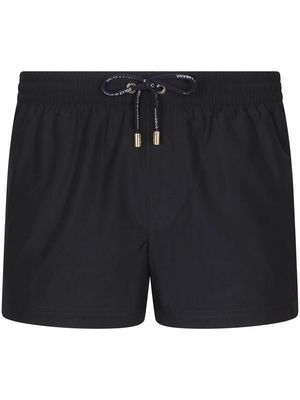 Dolce & Gabbana logo-tape swimming shorts - Blue