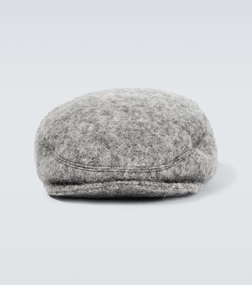 Dolce & Gabbana Logo wool-blend flat cap