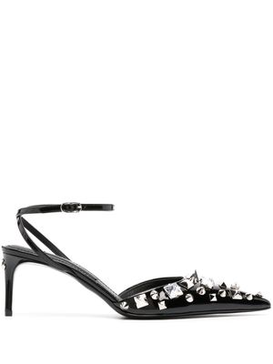 Dolce & Gabbana Lollo 60mm spike-embellished pumps - 8S574 - BLACK