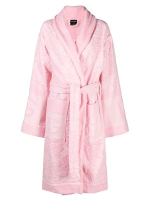 Dolce & Gabbana long sleeve bathrobe - Pink