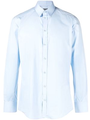 Dolce & Gabbana long-sleeve button-fastening shirt - Blue