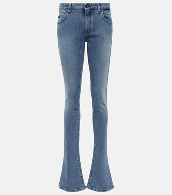 Dolce & Gabbana Low-rise bootcut jeans