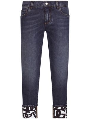Dolce & Gabbana low-rise skinny ankle jeans - Blue