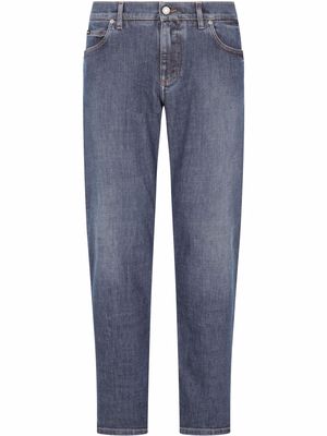 Dolce & Gabbana low-rise straight-leg jeans - Blue