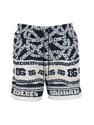 Dolce & Gabbana Marina Printed Swim Shorts