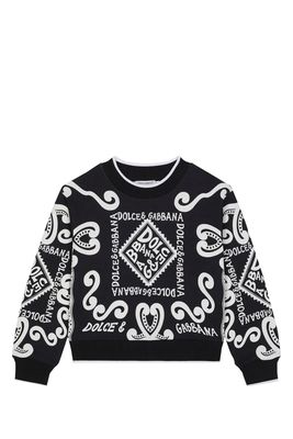 Dolce & Gabbana Marine Print Jersey Sweatshirt