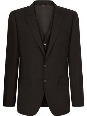 Dolce & Gabbana Martini-fit wool-silk tuxedo suit - Blue