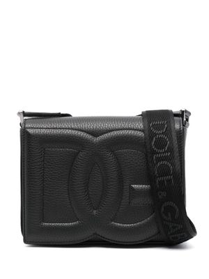 Dolce & Gabbana medium DG Logo messenger bag - Black