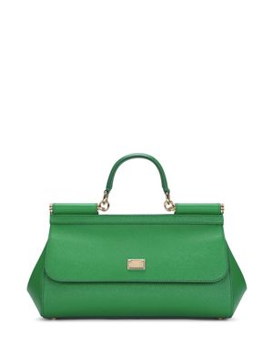 Dolce & Gabbana medium Sicily leather top-handle bag - Green