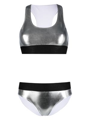 Dolce & Gabbana metallic-effect bikini - Silver