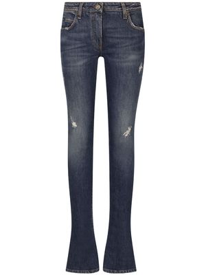 Dolce & Gabbana mid-rise slim-cut jeans - Blue