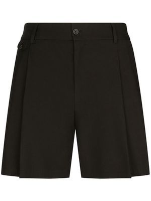 Dolce & Gabbana mid-rise tailored shorts - Black