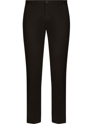 Dolce & Gabbana mid-rise tailored trousers - Black