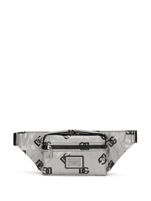 Dolce & Gabbana monogram-print belt bag - Grey