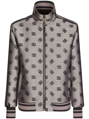Dolce & Gabbana monogram zip-up jacket - Grey