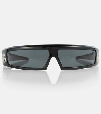 Dolce & Gabbana Narrow wraparound acetate sunglasses