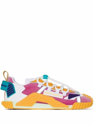Dolce & Gabbana NS1 panelled low-top sneakers - Pink