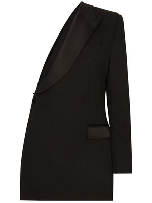 Dolce & Gabbana one-shoulder asymmetric blazer - Black