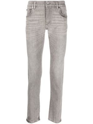 Dolce & Gabbana overdyed skinny jeans - Grey