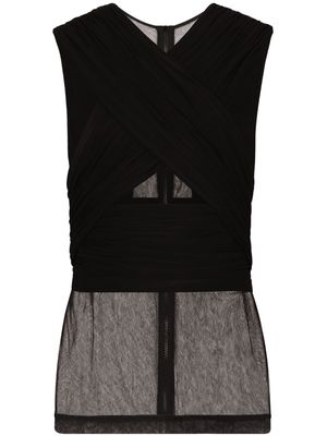 Dolce & Gabbana panelled tank top - Black