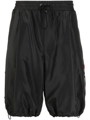 Dolce & Gabbana patch-pocket drawstring shorts - Black