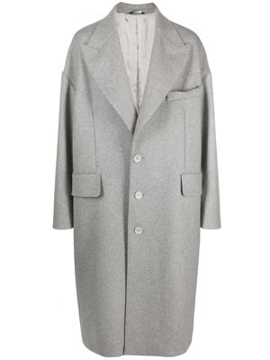 Dolce & Gabbana peak-lapels single-breasted coat - Grey