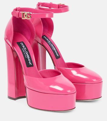 Dolce & Gabbana Platform leather sandals