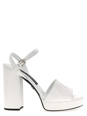 Dolce & Gabbana Platform Sandal With Logo