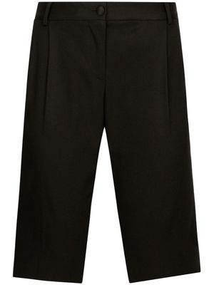 Dolce & Gabbana pleat-detail tailored shorts - Black