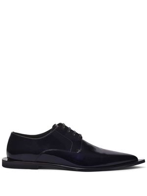 Dolce & Gabbana pointed lace-up derby shoes - Black