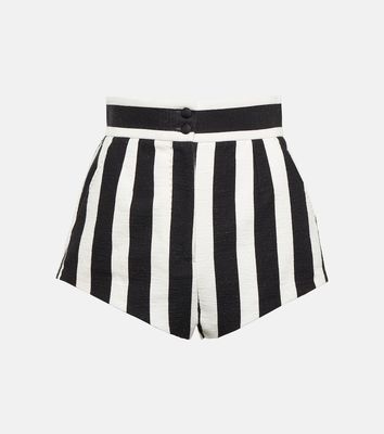 Dolce & Gabbana Portofino high-rise striped shorts