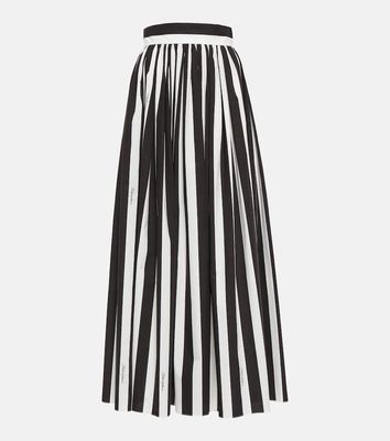 Dolce & Gabbana Portofino striped cotton maxi skirt