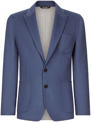 Dolce & Gabbana Portofino virgin-wool blazer - Blue