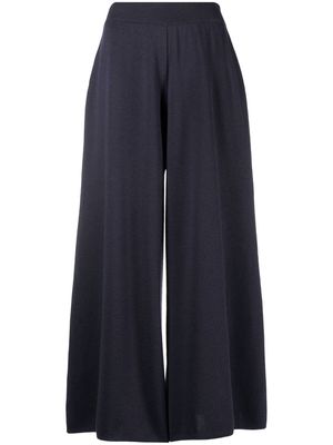 Dolce & Gabbana Pre-Owned 1990s high-waisted wide-legged trousers - Blue