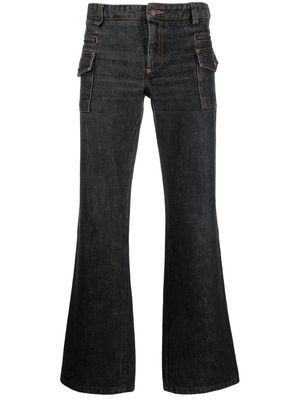 Dolce & Gabbana Pre-Owned 1990s low-rise bootcut jeans - Grey