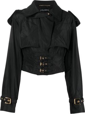 Dolce & Gabbana Pre-Owned 2000s cropped jacket - Black