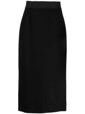 Dolce & Gabbana Pre-Owned 2000s high-waisted midi skirt - Black