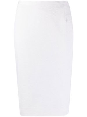 Dolce & Gabbana Pre-Owned 2000s knee-length pencil skirt - White