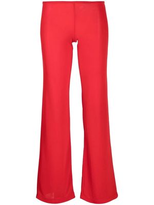 Dolce & Gabbana Pre-Owned 2000s straight-leg trousers - Red