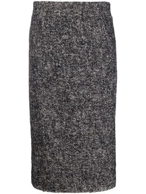 Dolce & Gabbana Pre-Owned 2000s woven pencil skirt - Black