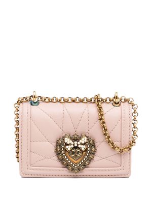 Dolce & Gabbana Pre-Owned 2010-2023 mini Devotion crossbody bag - Pink