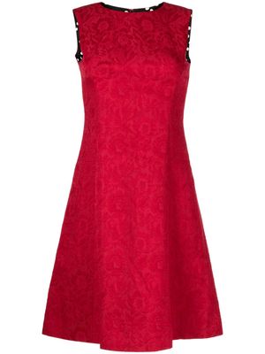 Dolce & Gabbana Pre-Owned 2010s floral brocade A-line dress - Red
